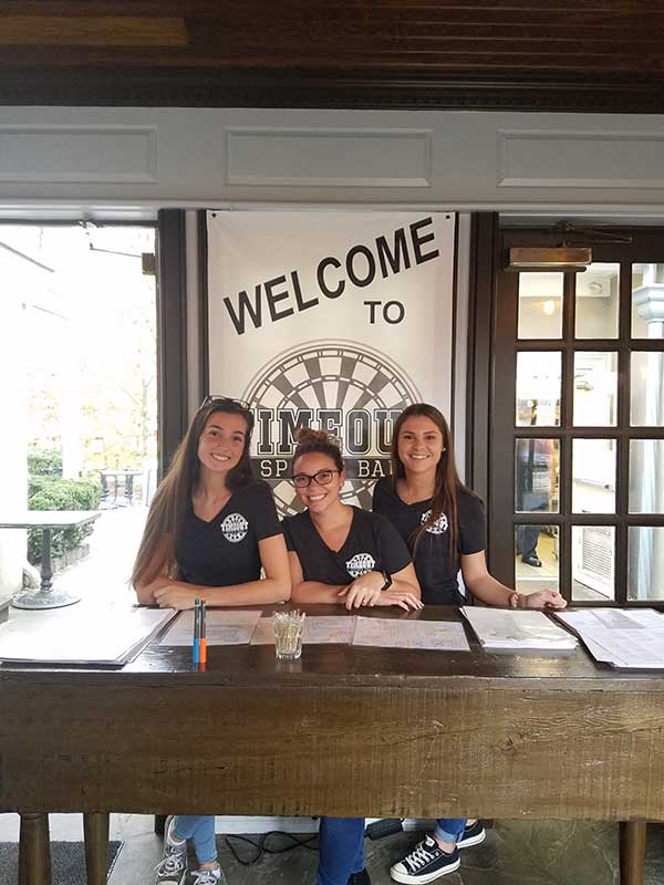 Wait staff at Timeout Restaurant Skippack pa